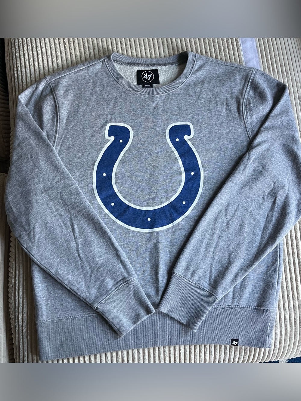 47 Brand Indianapolis Colts Horseshoe Crew Neck